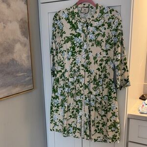 Tuckernuck Green and Blue Floral Dress